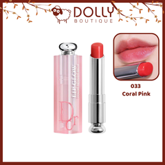 Son Thỏi Dưỡng Christian Dior Addict Lip Glow Reviving Lip Balm 033 Coral Pink (Màu Đỏ San Hô) 3.2g