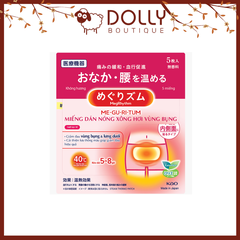 Miếng Dán Nóng Xông Hơi Vùng Bụng MegRhythm Steam Thermo Patch For Abdomen 1 miếng