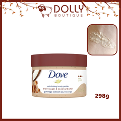 Tẩy Da Chết Cơ Thể Dove Exfoliating Body Polish Brown Sugar & Coconut Butter 298g