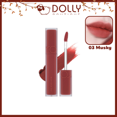 Son Kem Lì Romand Blur Fudge Tint #03 Musky (Màu Cam Đỏ Gạch) - 5g