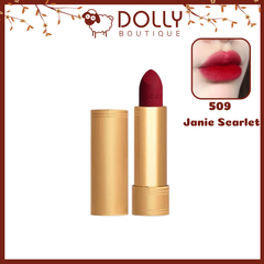 Son Thỏi Lì Gucci Rouge À Lèvres Matte Lipstick #509 Janie Scarlet (Màu Đỏ Lạnh) - 3.5g