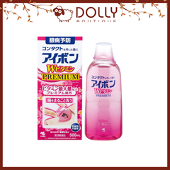Nước rửa mắt Eyebon W Vitamin Kobayashi màu hồng