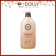 Sữa Tắm Happy Bath Dưỡng Ẩm Hương Lúa Mạch  Natural Real Mild Body Wash 900ml