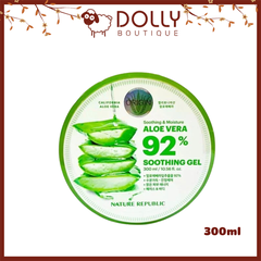 Gel Lô Hội Nature Republic Aloe Vera 92% Soothing Gel 300ml