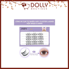 Lông Mi Giả Cụm Tự Nhiên Jary Cluster Lashes Hộp Nhựa 5 hàng