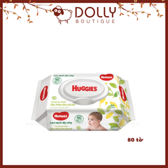 Khăn Ướt Huggies Không Mùi Bịch 80 Miếng