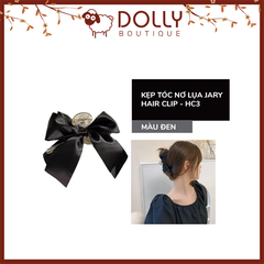 Kẹp Tóc Nơ Lụa Jary HC3 - Đen