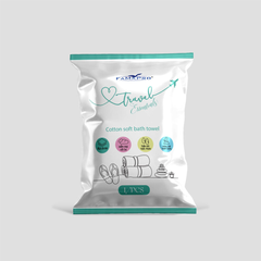 Khăn Tắm Nén Du Lịch Dùng 1 Lần Travel Famapro Cotton Soft Bath Towel 70x140cm - Vi vu du lịch Quy Nhơn không còn muộn phiền