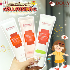 Kem Chống Nắng Cho Da Dầu, Da Mụn & Nhạy Cảm Cell Fusion C Advanced Clear Sunscreen 100 SPF50+ PA++++ 50ml