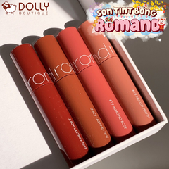 Son Kem Dạng Tint Bóng Lì Romand Juicy Lasting Tint Ripe #20 Dark Coconut (Màu Đỏ Nâu)