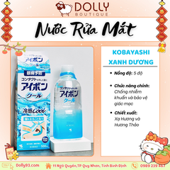 Nước Rửa Mắt Eyebon Kobayashi Màu Xanh Nhạt 500ml