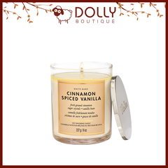 Nến Thơm Bath & Body Works Cinnamon Spiced Vanilla Single Wick Candle 227g