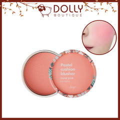 Phấn Má Hồng The Face Shop Pastel Cushion Blusher 02 Coral Pink - 6g