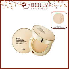 Phấn Phủ Dạng Nén Thefaceshop Fmgt Gold Collagen Ampoule Two-Way Pact màu 201 9.5g