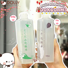 Nước hoa hồng Tía Tô Dokudami Perilla Natural Skin Lotion 500ml.