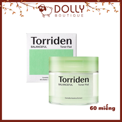 Nước Hoa Hồng Torriden Balanceful Cica Toner Pad 60 Miếng 1026 NĐ