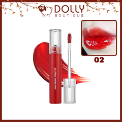 Son Tint Bóng Romand Glasting Water Tint 02 Red Drop Màu Đỏ Táo
