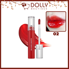 Son Kem Dạng Tint Bóng Romand Glasting Water Tint 4g #02 Red Drop (Màu Đỏ Táo)