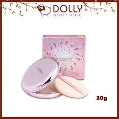 Phấn Phủ Dạng Nén Siêu Mịn Cellio Shining Powder Pact  No.13 Pink Beige (Da Trắng) - 20g