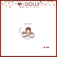 Kẹp Tóc Đỉnh Nơ 4cm