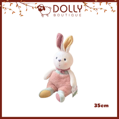 Gấu Bông Thỏ Tai Hồng + Vàng - 35cm