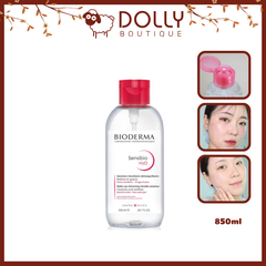 Nước Tẩy Trang Dành Cho Da Nhạy Cảm Bioderma Sensibio H2O Pump 850ml