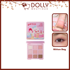 Bảng Phấn Mắt Odbo 9 ô Sweet Munch Eyeshadow Palette 02 Kitter Day 9g