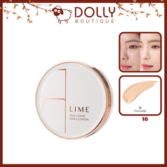Phấn Nước Lime Real Cover Pink Cushion SPF50+ 10 Pink Vanilla