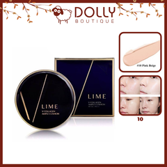 Phấn Nước Lime V Collagen Ample Cushion SPF50+PA+++ 10 Pink Vanilla
