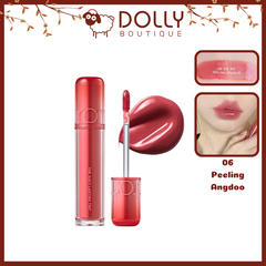 (NEW) Son Tint Bóng Romand Juicy Lasting Tint #06 Peeling Angdoo (Màu đỏ kem) 3.5g