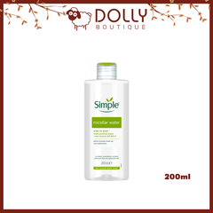 Nước Tẩy Trang Simple Kind To Skin Micellar Cleansing Water 200ml