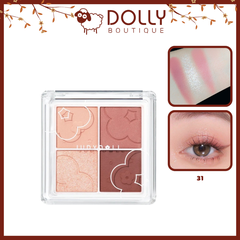 Phấn Mắt 4 Ô Judydoll 4 Colors Eyeshadow 31 Sweet Tea 4.8g