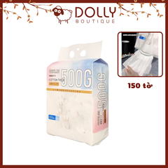 Khăn Khô Đa Năng Geklin Cotton Tisue Nội Địa Trung Túi Lớn 150 tờ