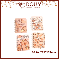 Sổ Viết Tay Hoạt Hình - Capybara