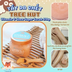 Tẩy Da Chết Cơ Thể  Tree Hut Vitamin C Shea Sugar Scrub 510g
