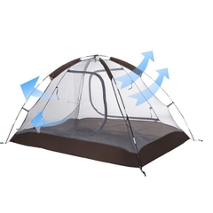 Lều dã ngoại, cắm trại 2 lớp chống nước tốt cho 4-5 người ( 2.4m x 2.1m x 1.5) K105