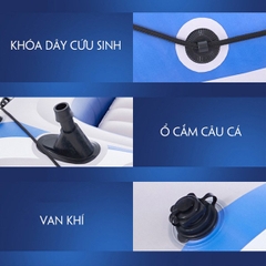 Thuyền hơi, xuồng hơi, Thuyền du lịch câu cá, dã ngoại Intime 2021
