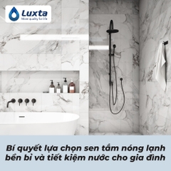 Bí quyết lựa chọn sen tắm nóng lạnh bền bỉ và tiết kiệm nước cho gia đình