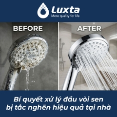 Bí quyết xử lý đầu vòi sen bị tắc nghẽn hiệu quả tại nhà