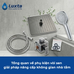 Tổng quan về phụ kiện vòi sen, giải pháp nâng cấp không gian nhà tắm