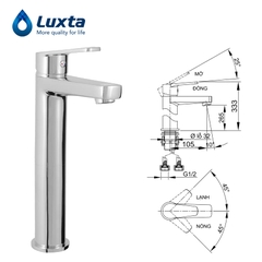 Vòi chậu nóng lạnh Luxta L1223B