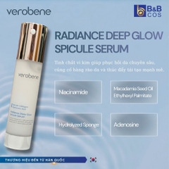 TINH CHẤT VI KIM PHỤC HỒI VÀ CỦNG CỐ HÀNG RÀO DA VEROBENE DEEP GLOW SPICULE SERUM 50ML