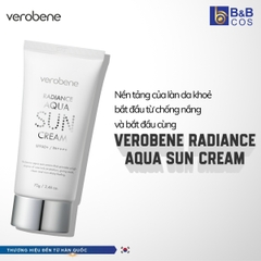 KEM CHỐNG NẮNG TRANG ĐIỂM VEROBENE RADIANCE AQUA SUN CREAM 70G