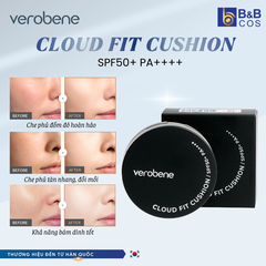PHẤN NƯỚC TRANG ĐIỂM HÀN QUỐC LỚP NỀN MỊN TỰ NHIÊN, MỎNG NHẸ, CLOUD FIT CUSHION SPF50+ PA++++