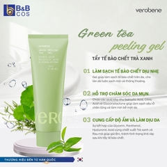 [MẪU MỚI 2026] GEL TẨY TẾ BÀO CHẾT TRÀ XANH VEROBENE LÀM SẠCH DA GIÚP DA MỊN MÀNG