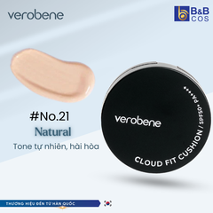 PHẤN NƯỚC TRANG ĐIỂM HÀN QUỐC LỚP NỀN MỊN TỰ NHIÊN, MỎNG NHẸ, CLOUD FIT CUSHION SPF50+ PA++++