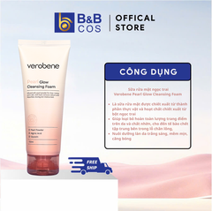 SỮA RỬA MẶT NGỌC TRAI VEROBENE - Hàn Quốc (Mẫu Mới)