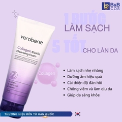 Sữa rửa mặt Collagen Verobene - Hàn Quốc (Mẫu Mới)