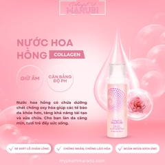 NƯỚC HOA HỒNG COLLAGEN MARUBI 150ML cân bằng độ ẩm se khít lỗ chân lông