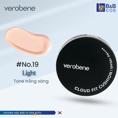 PHẤN NƯỚC TRANG ĐIỂM HÀN QUỐC LỚP NỀN MỊN TỰ NHIÊN, MỎNG NHẸ, CLOUD FIT CUSHION SPF50+ PA++++